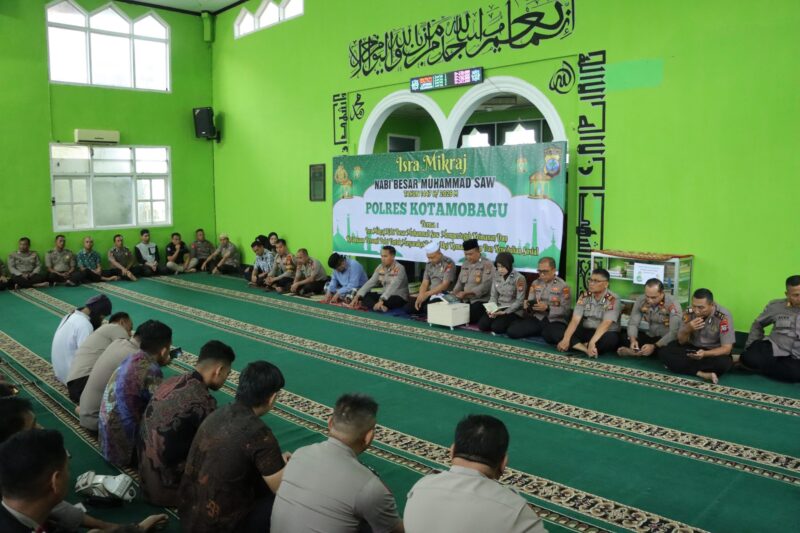 Isra Miraj Polres Kotamobagu Foto Humas Polres Kotamobagu