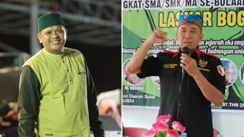 Foto Ketua GP Ansor Kotamobagu, dan Ketua LBI Pusat 