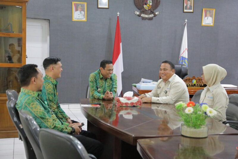 Wali Kota Kotamobagu dr Weny Gaib saat Menerima kunjungan kerja Kanwil HAM Foto Istimewa