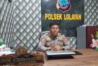 Kapolsek Lolayan AKP Johan Atang