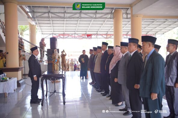 Pelantikan Penjabat Pemkab Bolmong Foto Humas Pemkab Bolmong