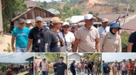 Kunjungan Bupati Boltim di Desa Lanut, Kecamatan Modayag. (Foto Istimewa)