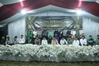 Kapolres Kotamobagu bersama Forkopimda hadiri Maulid Nabi Muhammad SAW di Bilalang. (Foto Istimewa)