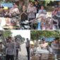 Kapolres Kotamobagu saat temui penjual sayur dan warga masyarakat
