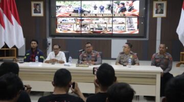 Kapolres Kotamobagu AKBP Abdul Kholik Gelar Konferensi Pers Terkait Penertiban PETI di TNBNW