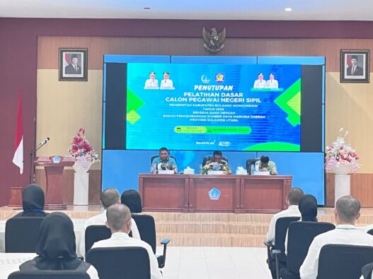 Penutupan Latsar CPNS Bolmong tahun 2026, Foto Kominfo Bolmong