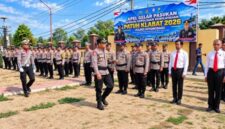 kapolres Kotamobagu saat memimpin Apel Operasi Patuh tahun 2026